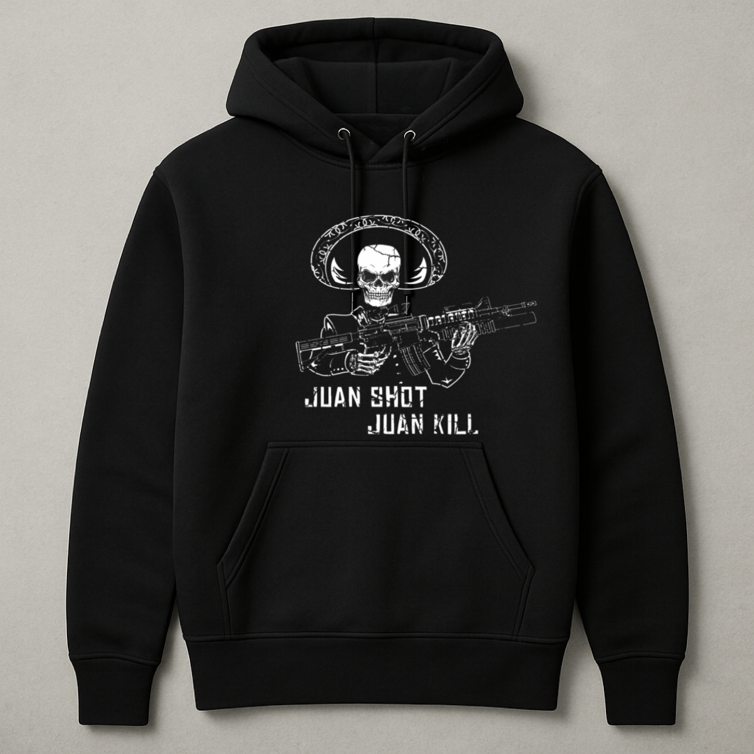 JUAN SHOT JUAN KILL HOODIE