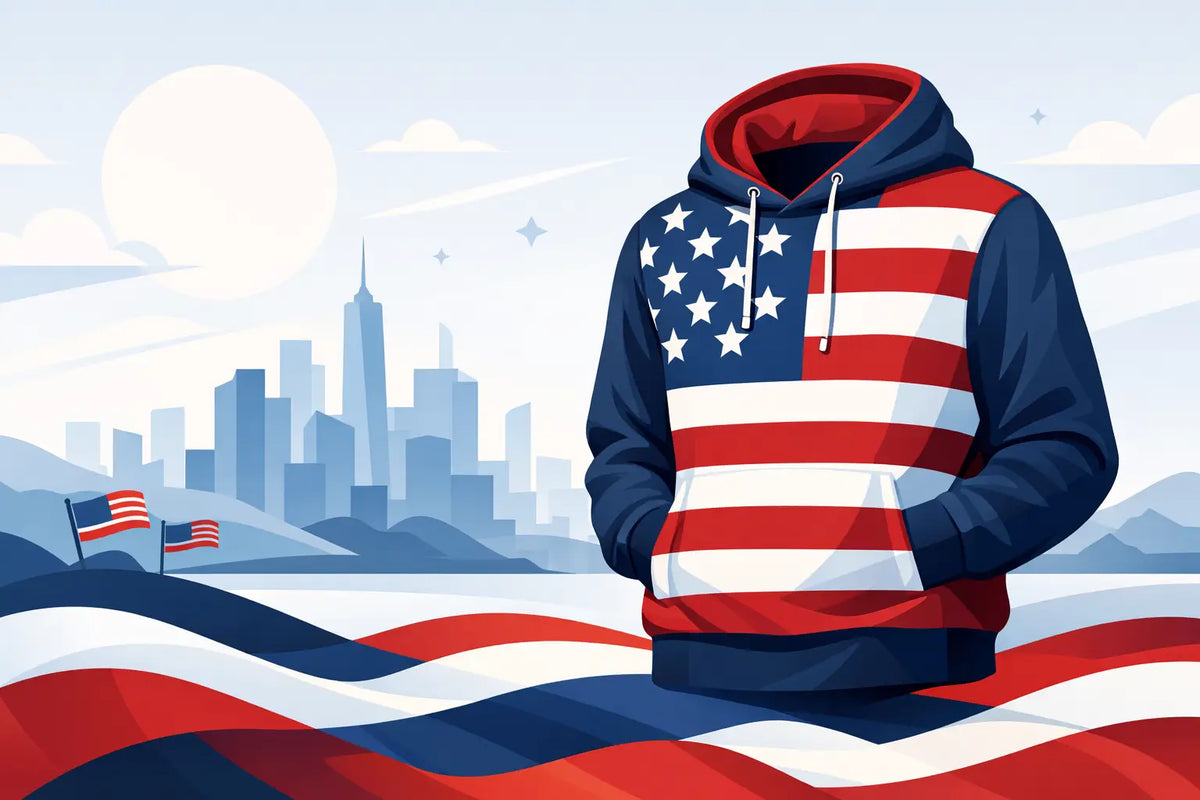 American Flag Pullover Hoodie That Stands Out