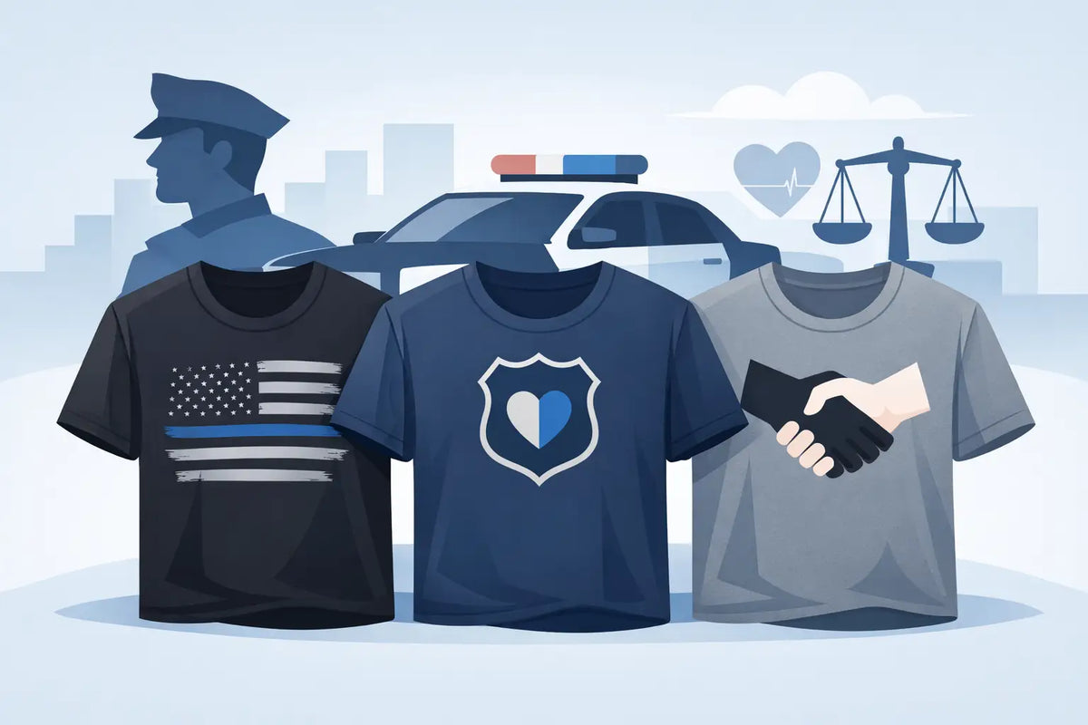 Police Support Shirts That Actually Say It Right