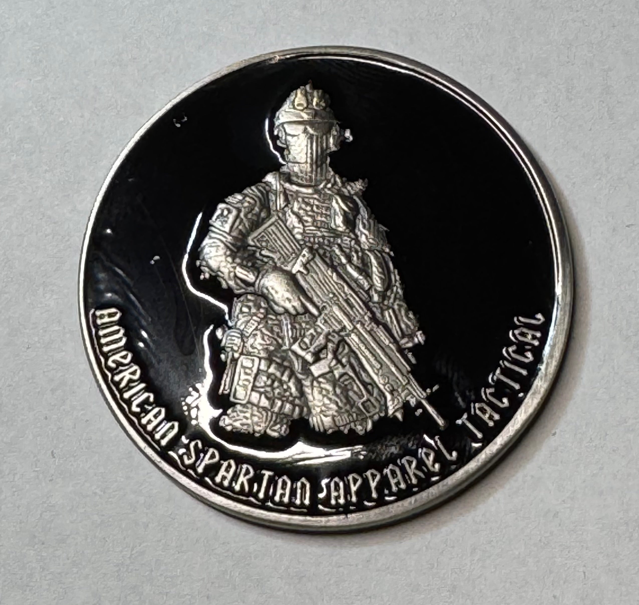 RAISED CHALLENGE COIN MARIACHI/AMERICAN WARRIOR