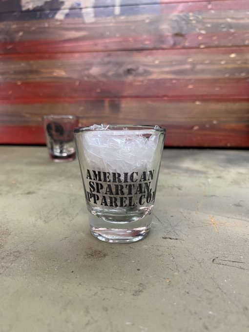 American Spartan Apparel Shot Glass