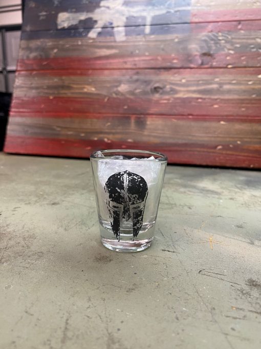 American Spartan Apparel Shot Glass
