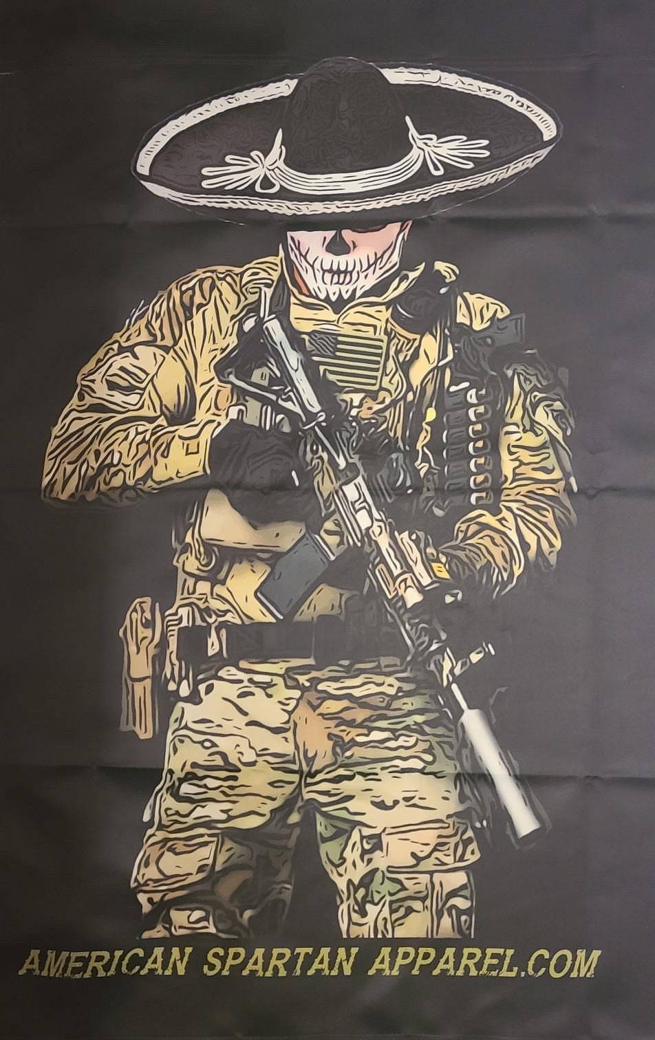 MARIACHI FLAG  28/40 DOUBLE SIDED